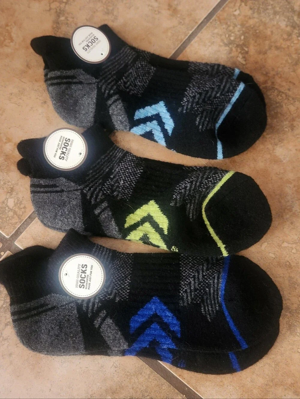 Merino Wool Blend Women's 3pk Sport No Show Socks
